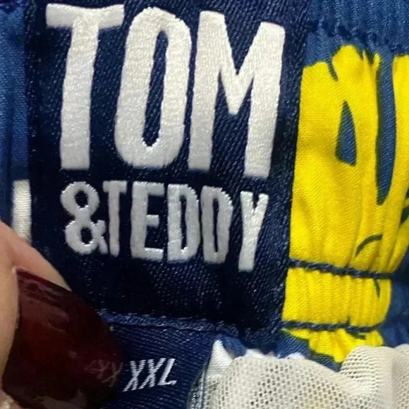 Tom & Teddy Elephant Print Swim Trunks Size XXL - Picture 4 of 5